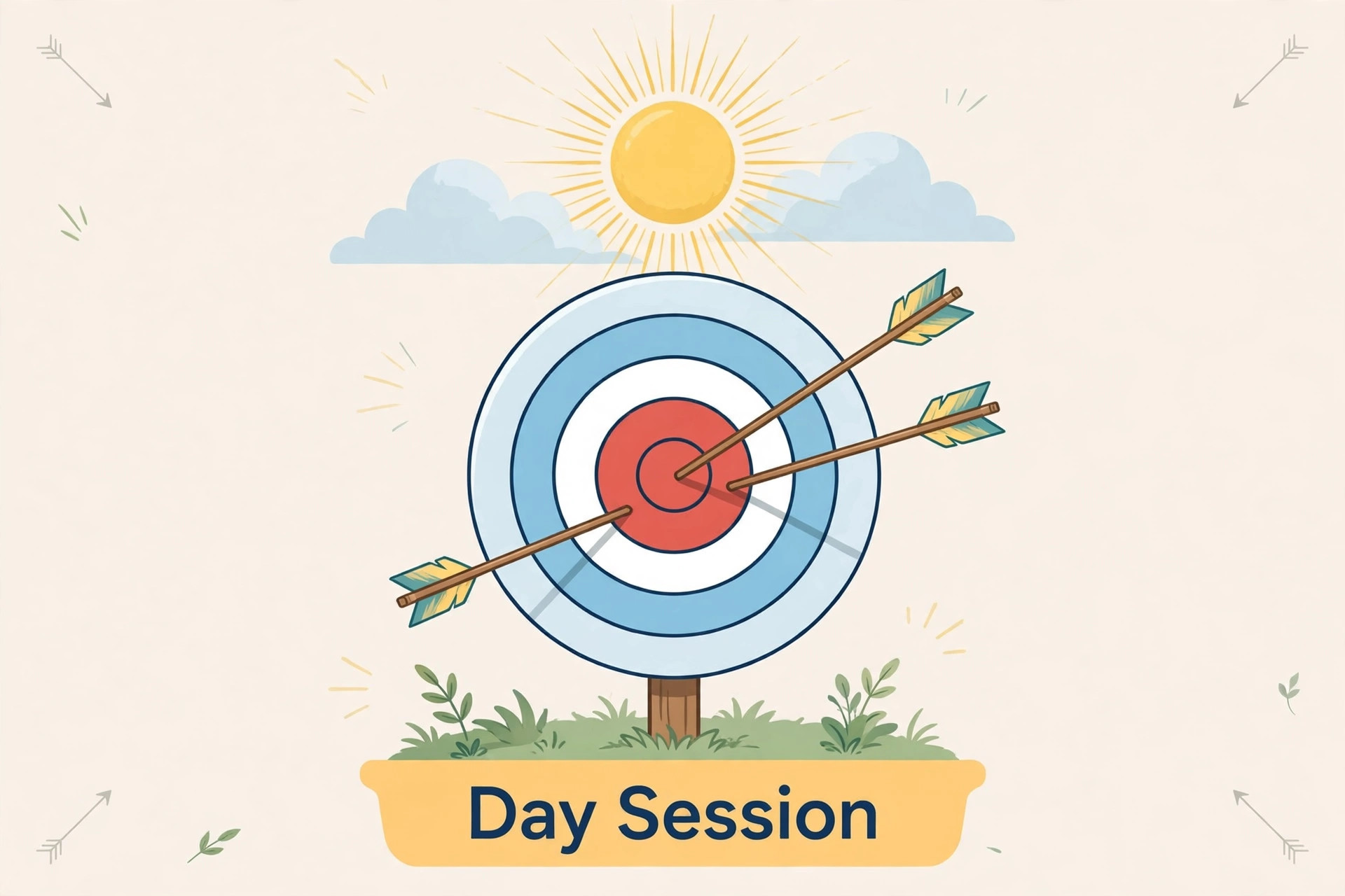 Day teer session with afternoon archery round