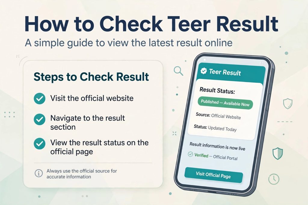 How to Check Teer Result Online - Step by Step Guide