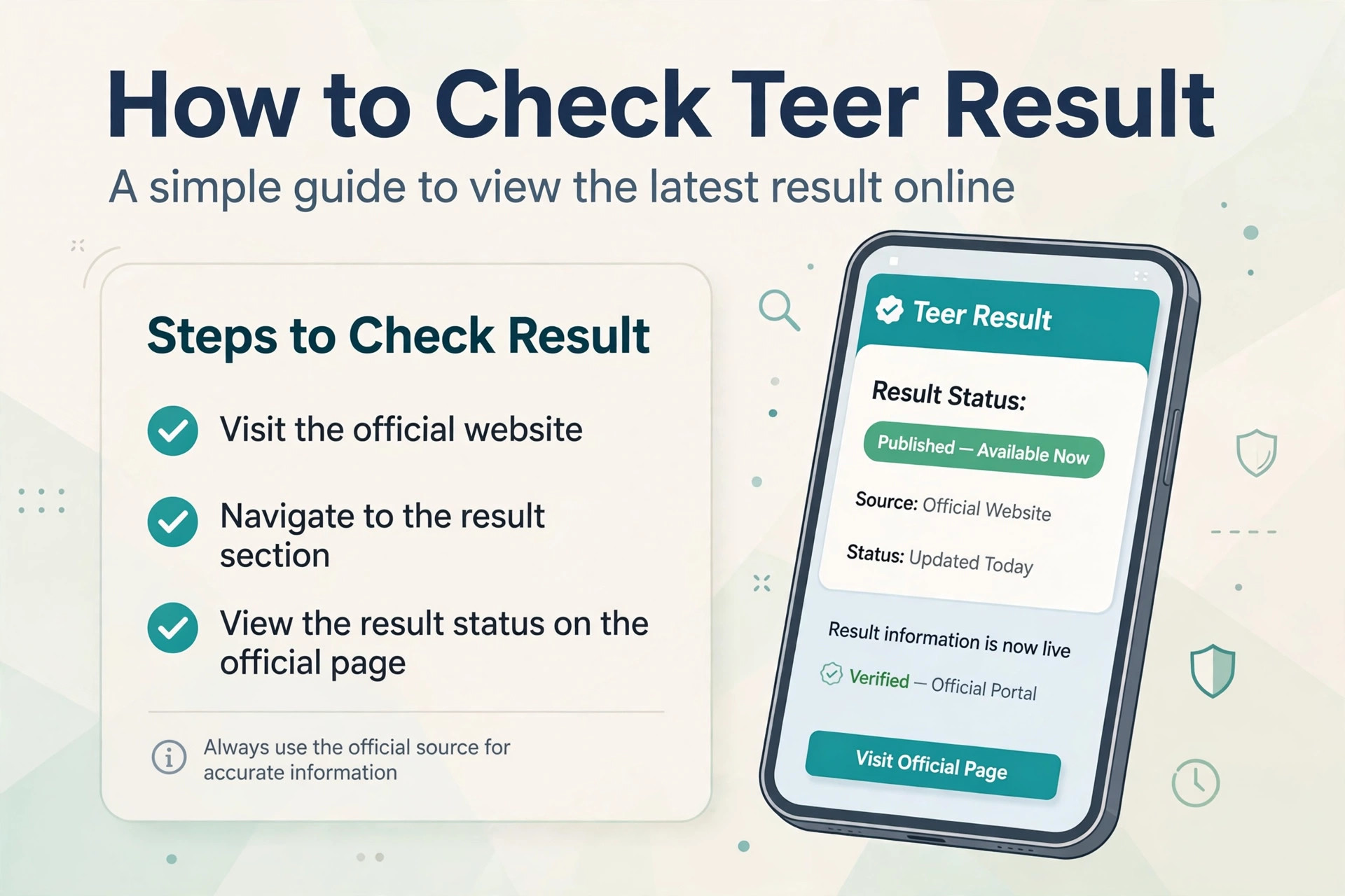 Guide on how to check teer result online with simple steps
