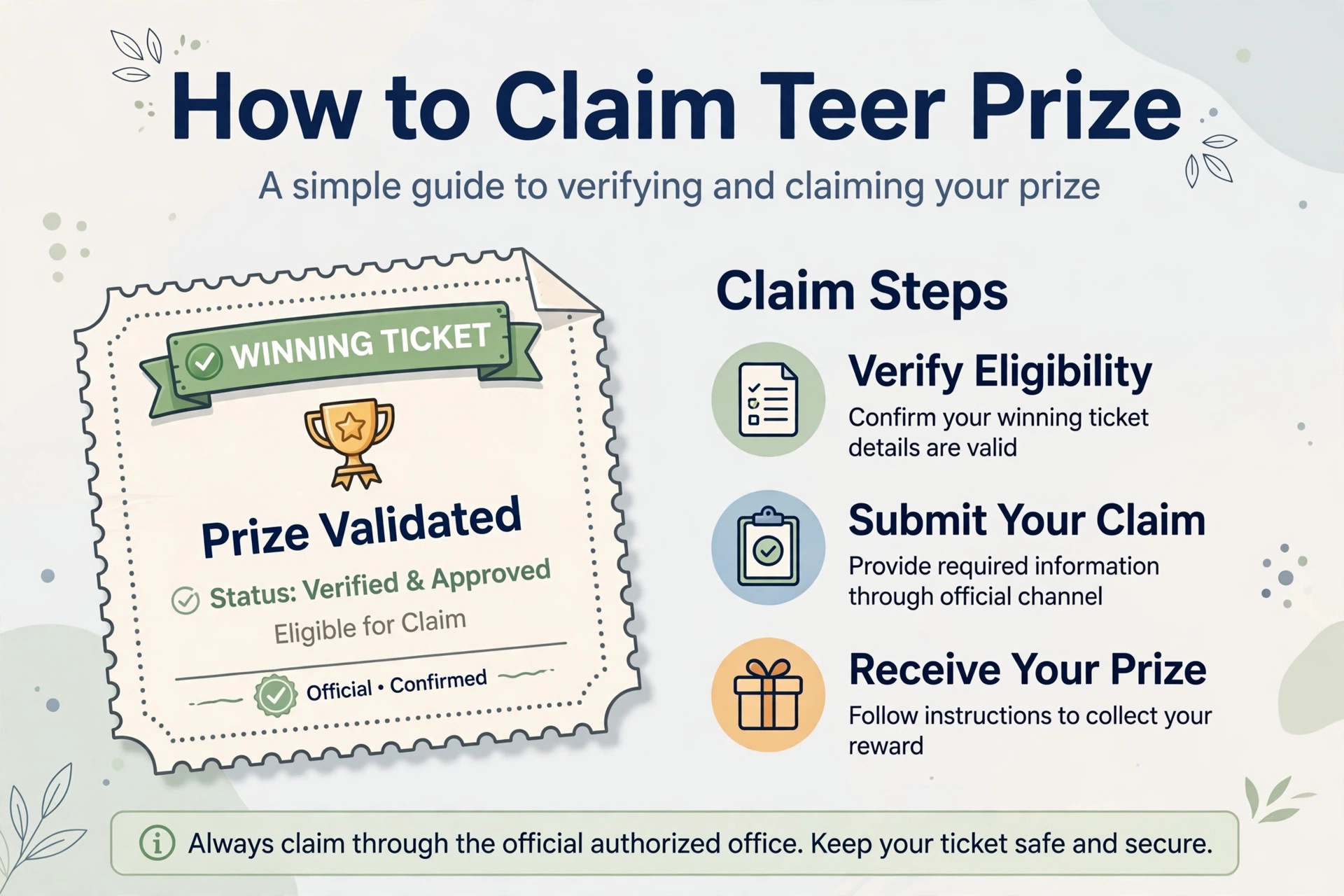 How to claim teer prize winnings with a step by step process guide